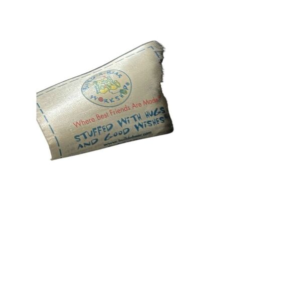 Build-A-Bear White Black Red Heart Kisses Puppy Dog Plush Stuffed Animal 18" - Picture 8 of 9